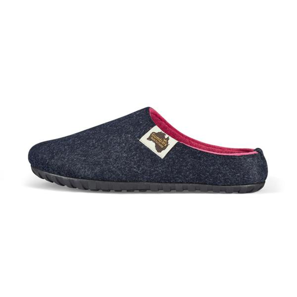 Gumbies Outback Women's Slippers - Navy & Pink