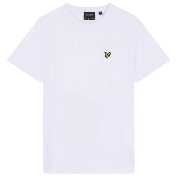 Lyle & Scott Pocket On Chest White T-Shirt M