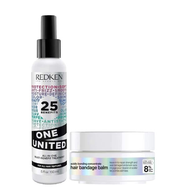 Redken  Duo: Acidic Bonding Concentrate Hair Bandage Balm 75ml and One United Treatment Spray 150ml