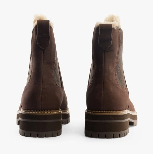 TOMS BENNET Womens Boots Dark Brown