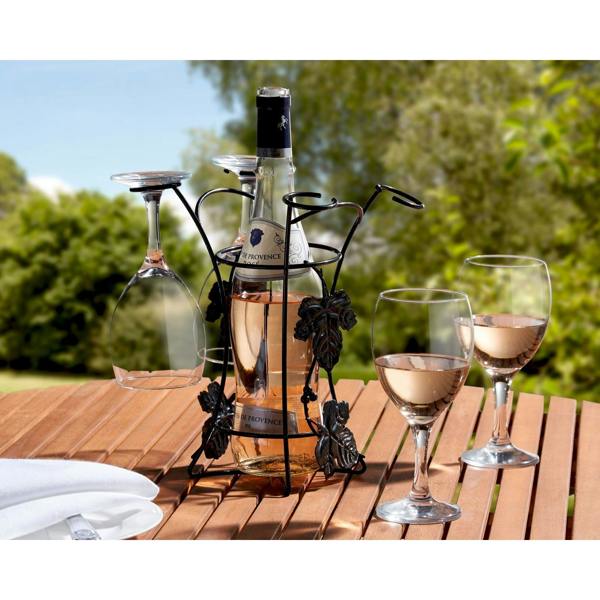 Scotts of Stow Wine Bottle and Glass holder