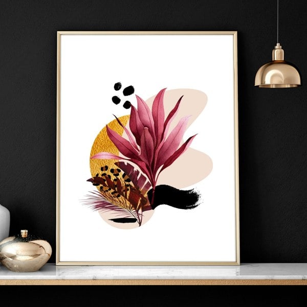 Framed prints living room | set of 3 framed wall art