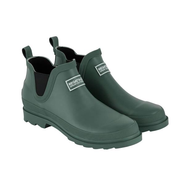 Regatta Womens/Ladies Harper Plain Ankle Wellington Boots - Dark Forest Green