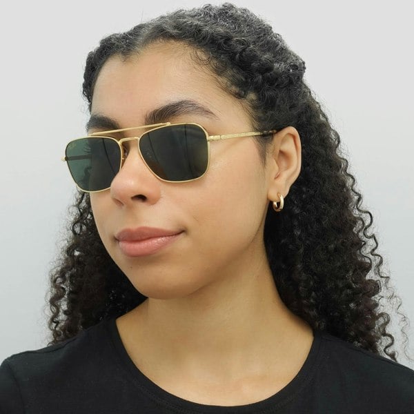 Ray-Ban Sunglasses RB3636 New Caravan 919631 Gold Green