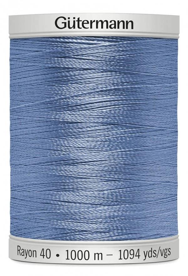 Gutermann No 40 Sulky Rayon Embroidery Thread 1000m Rayon Thread Suitable For Embroidery