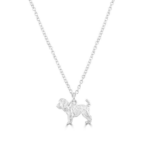 Mylee London Cockapoo Silver Necklace - Personalised