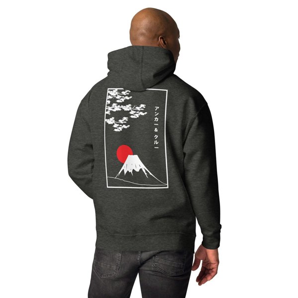 ANCHOR & CREW Mount Fuji Landmark Cotton Blend Hoodie