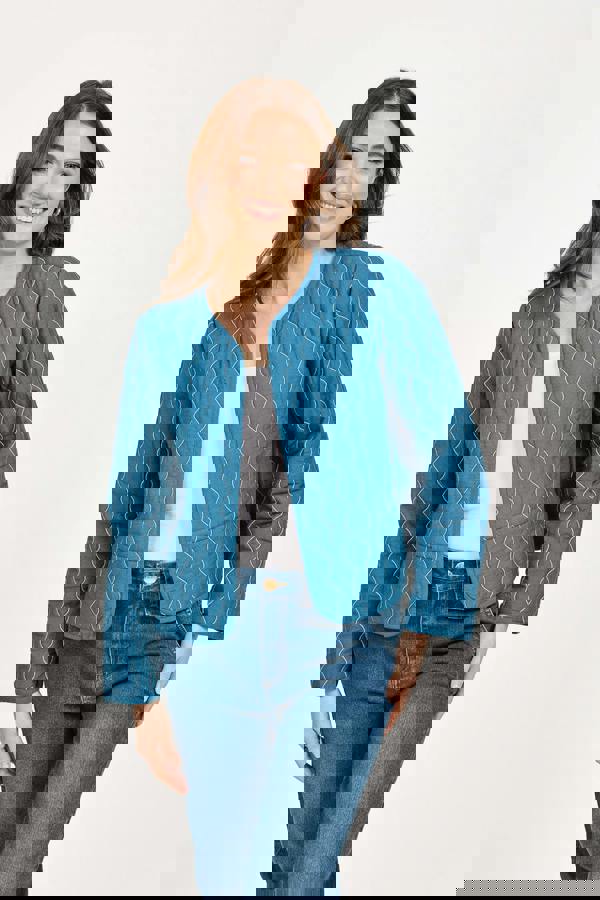 Mudflower Reversible Paisley Quilted Jacket