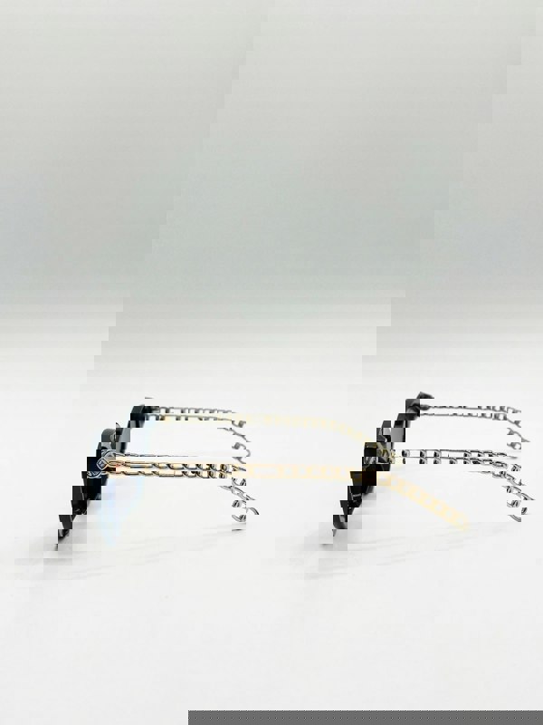 SVNX Cat-Eye Sunglasses in Black