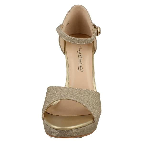 Anne Michelle Ladies Anne Michelle High Heel Platform Mule Sandal F12047