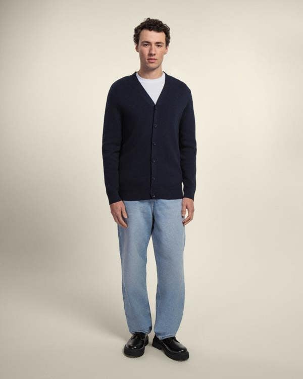 Larsson & Co Milano Knit V-Neck Cardigan