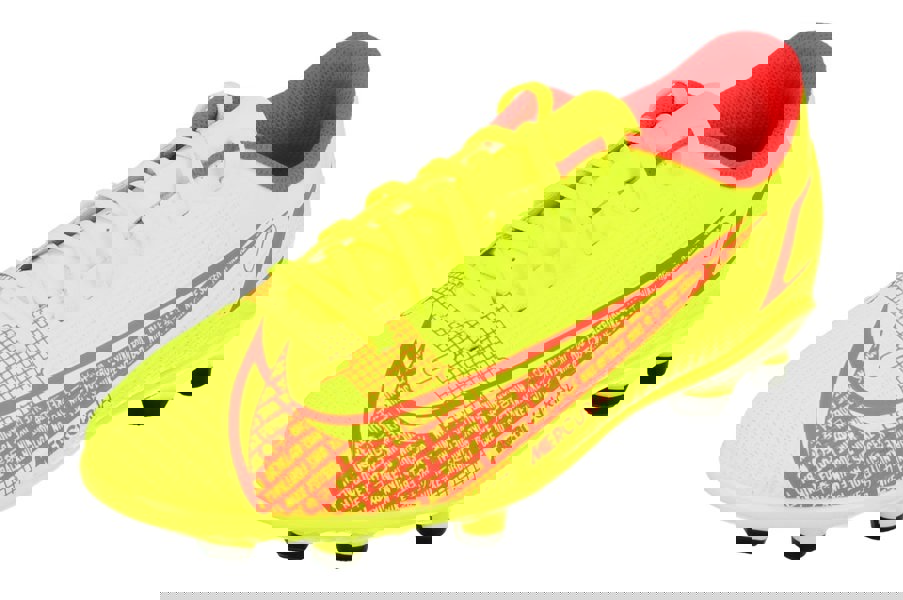 Nike Junior Vapor 14 Club Fg/Mg Football Boots Cv0823  760 - Volt Bright Crimson 760 - Photo 0