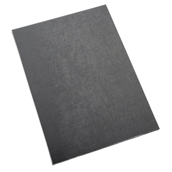 Beautiful Black Satin Fabric Wedding Certificate Holder with Silver Floral Decor Image 6