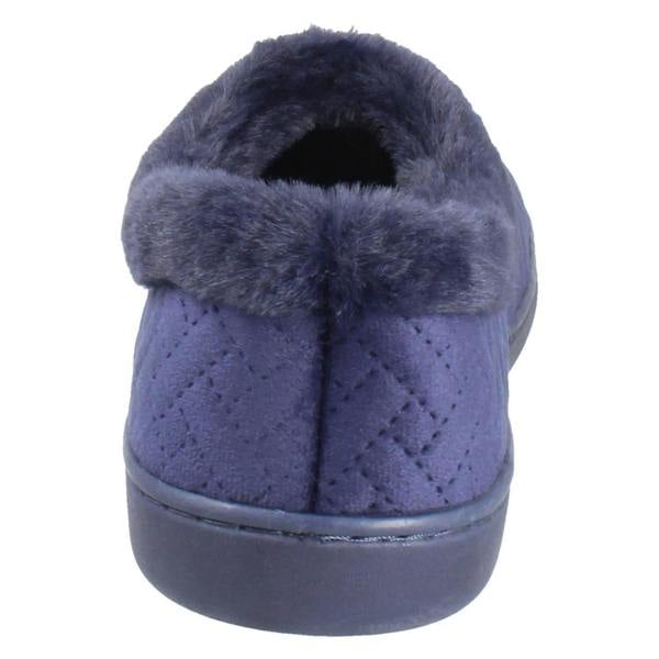Clarks Ladies Clarks Wide Fitting Woven Quilted Slippers Twyla Star