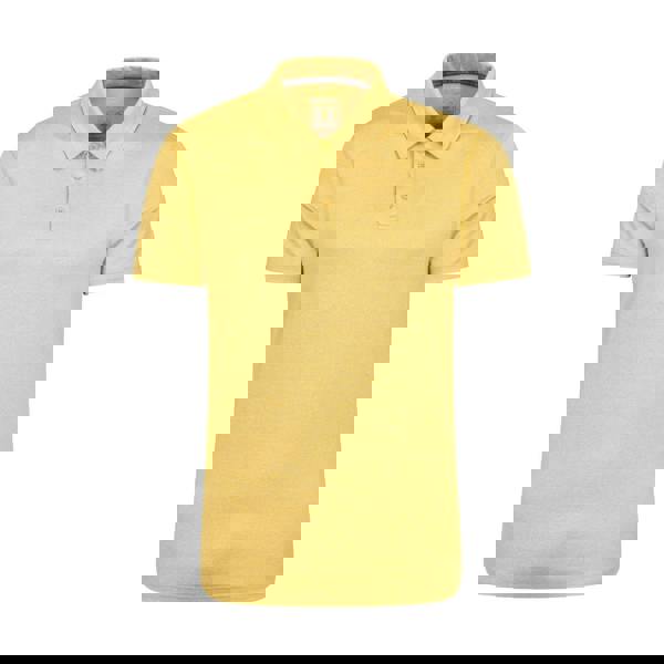 Mountain Warehouse Mens Agra Stripe Polo Shirt - Yellow