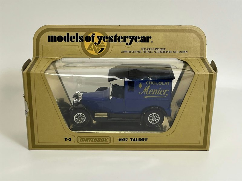 MCSlots Talbot 1927 Chocolat Menier Matchbox Y5