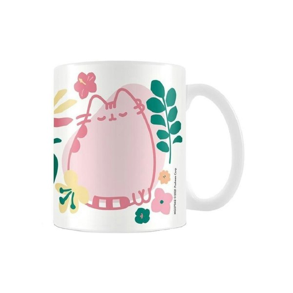 Pusheen Tropical Mug - Pink/Green/White