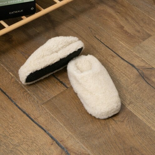 Merino Wool Slippers - Soft Breathable Wool House Slippers