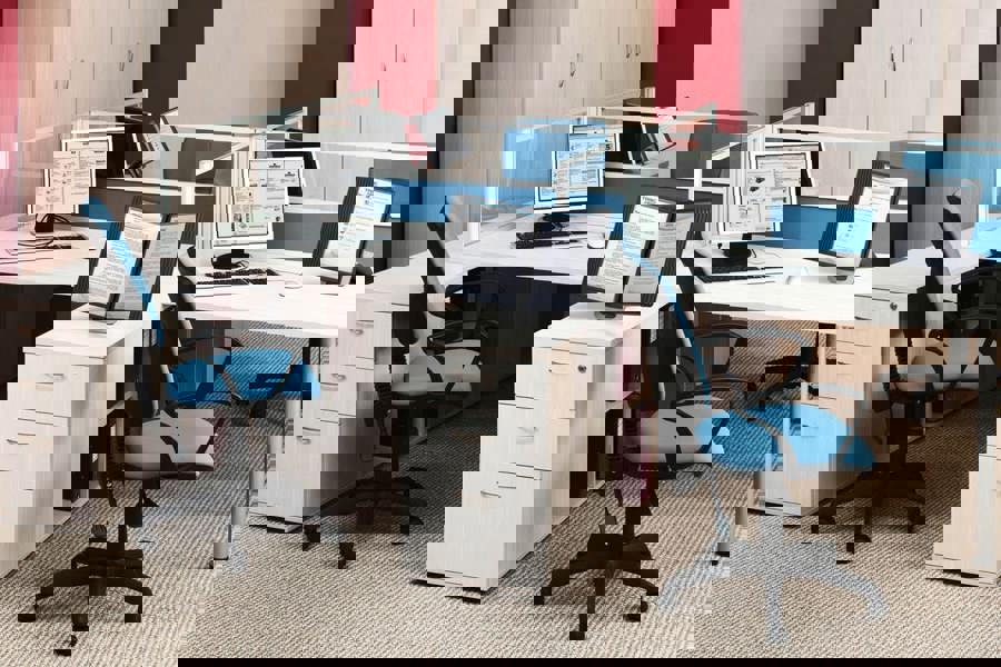 Durable SHERPA STYLE TABLE 10 Display Panel Desk Stand | 10 Panels | A4 Black