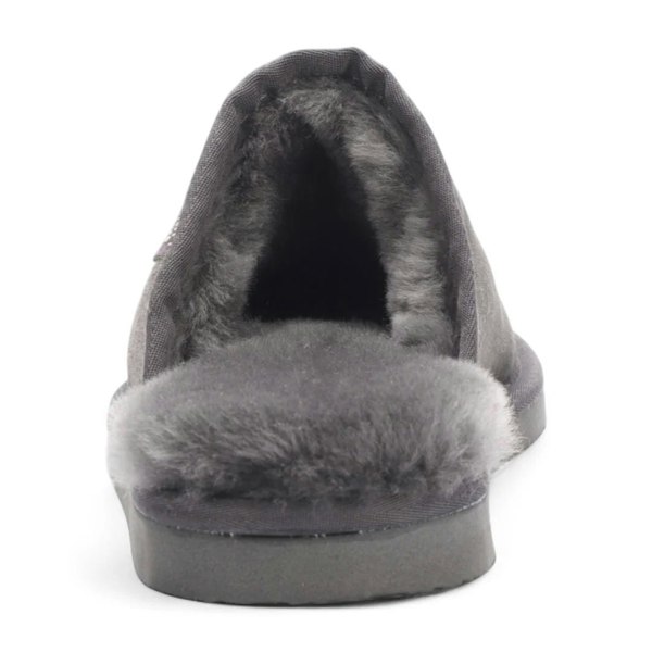 Infinity Leather Highland - Men's Genuine Sheepskin Suede Mule Slippers