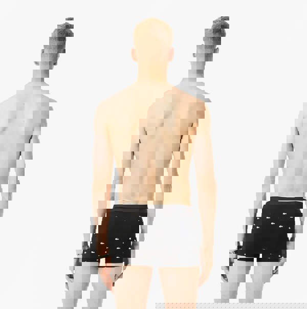 Lacoste 3 Pack Trunks Mens Trunks Black