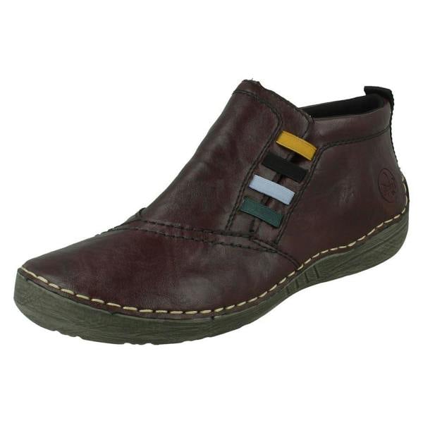 Rieker Ladies Rieker Casual Zip Ankle Boots 52584