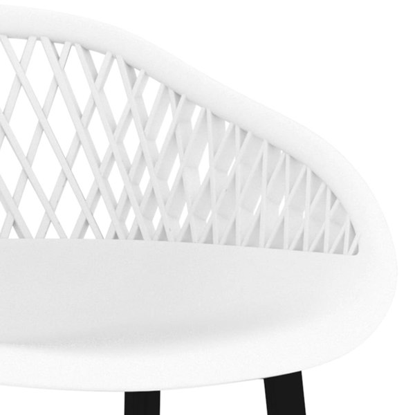 Berkfield Bar Chairs 2 pcs White