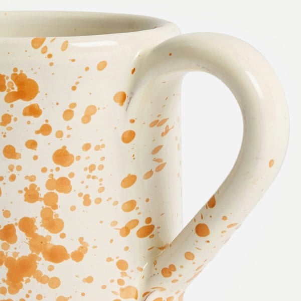 Hot Pottery Coffee Mug Burnt Orange