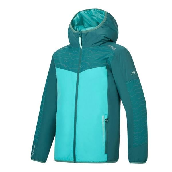 Regatta Childrens/Kids Illuma Reflective Waterproof Insulated Jacket - Mediterranea/Turquoise - 