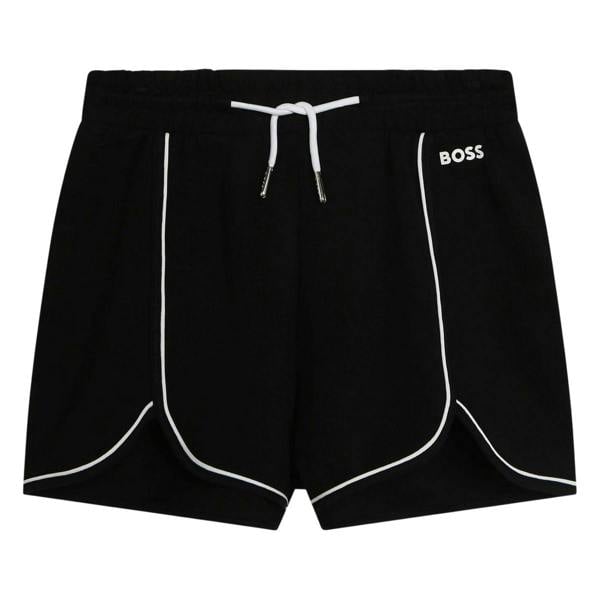 Boss Childrens/Kids Logo Sweat Shorts - Black - 