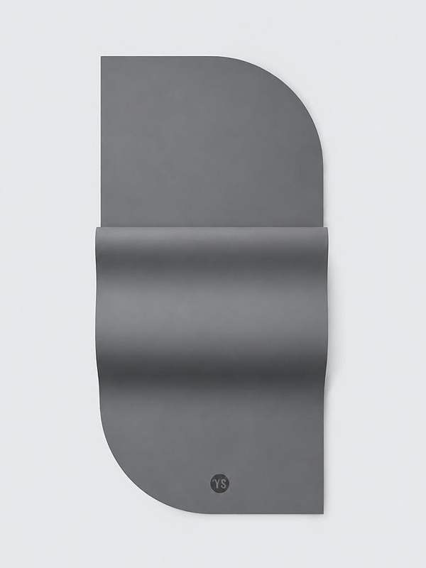 Yoga Studio Wave Grip Mat 4mm - Charcoal