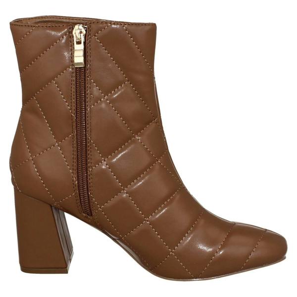 Spot On Ladies Spot On Block Heel Ankle Boots