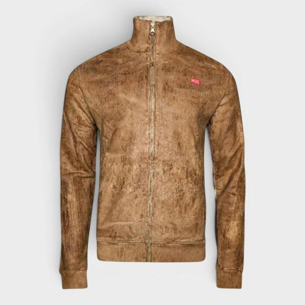 Diesel S-Nyce Logo Patch Bomber Jacket