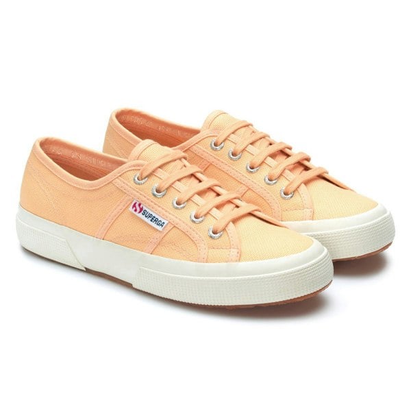 Superga Unisex Adult 2750 Cotu Classic Vegan Trainers - Orange Apricot/Avorio