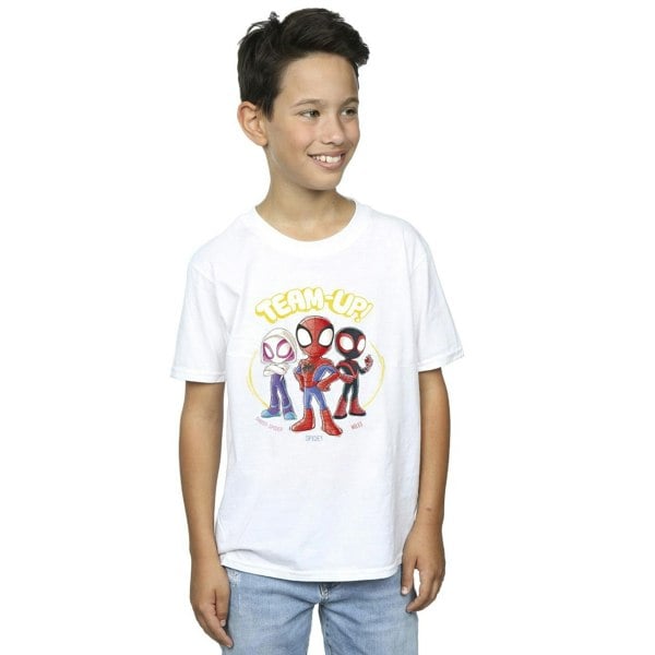 Marvel Boys Spidey And His Amazing Friends Sketch T-Shirt - White