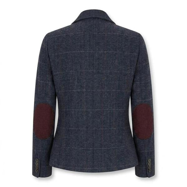 TruClothing TPW-32 - Women's Navy Wool Blend Tweed Blazer Waistcoat