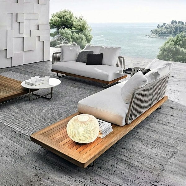 Phyllis Rattan Outdoor Sofa Set, Two Seater Sofa, Outdoor Furniture, Grey - Clearance-Rit Concept-Rit Concept