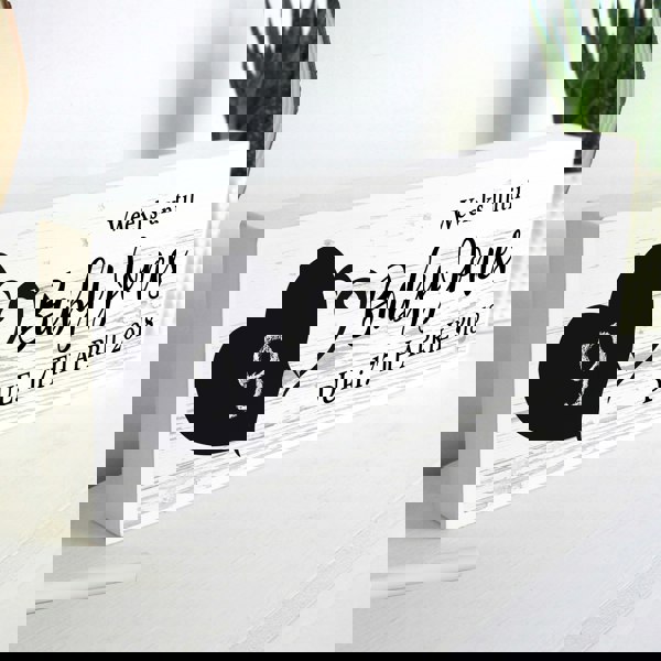 Personalised Memento Company Personalised Rustic Chalk Countdown Wooden Mantel Decoration