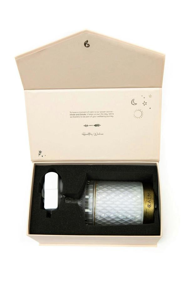 B Calm Aroma Diffuser with Essential Oil Steps - Stress Relief, Energy Boost, Sleep & Hormone Balance