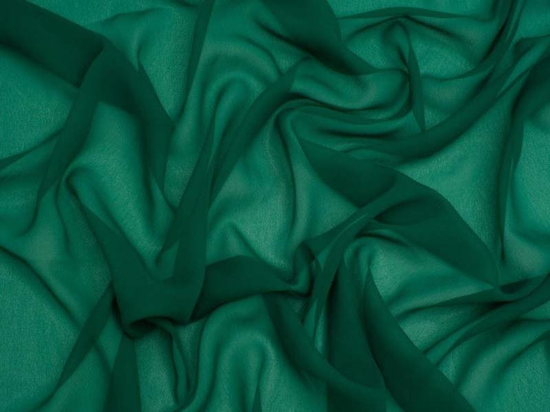 Minerva Core Range Minerva Light Sheer Chiffon Fabric - Plain Design Dressmaking Fabric, 110 cm / 44" Wide - per metre