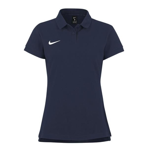 Nike Womens/Ladies Cotton Polo Shirt - Obsidian Black - 
