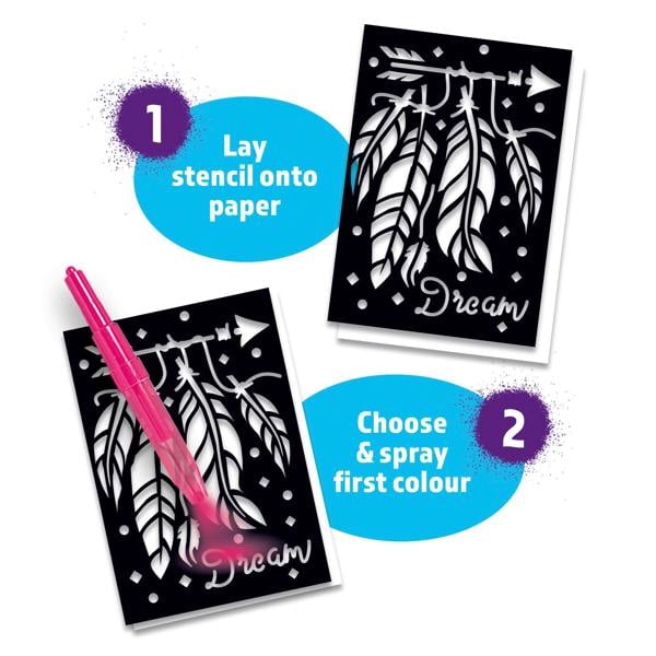 BLOPENS Sparkly Sequins – Glitter Airbrush Craft Set
