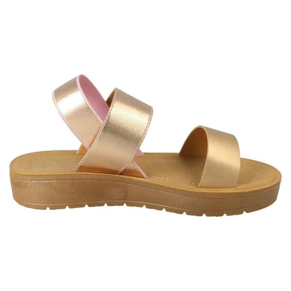 Savannah Ladies Savannah Elasticated Heel Summer Sandals F00447