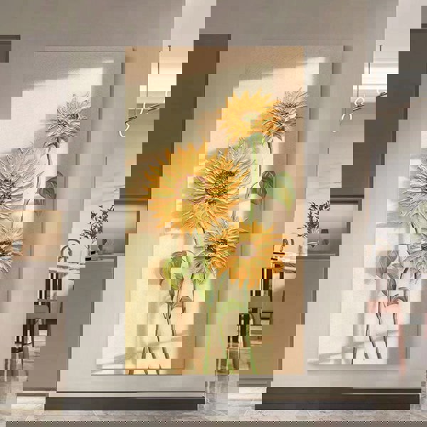 Sunflowers Leaves Framed Wall Art Print Multiple Size-Rit Concept-Rit Concept