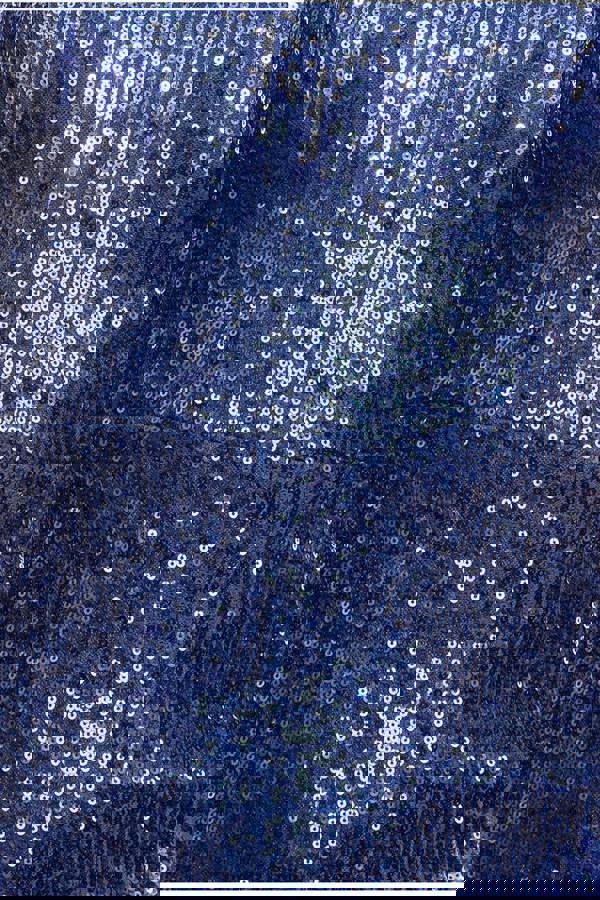 Long Sleeve Aztec Sequin Maxi Dress - Navy DR3490