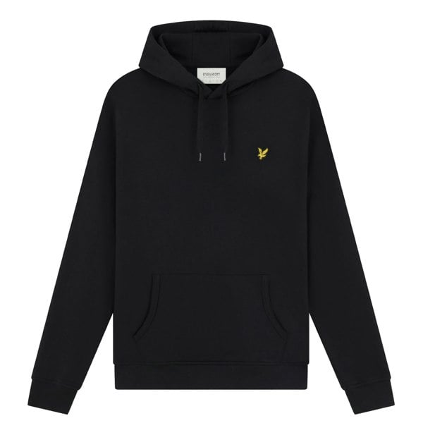 Lyle & Scott Mens Pullover Hoodie - Jet Black