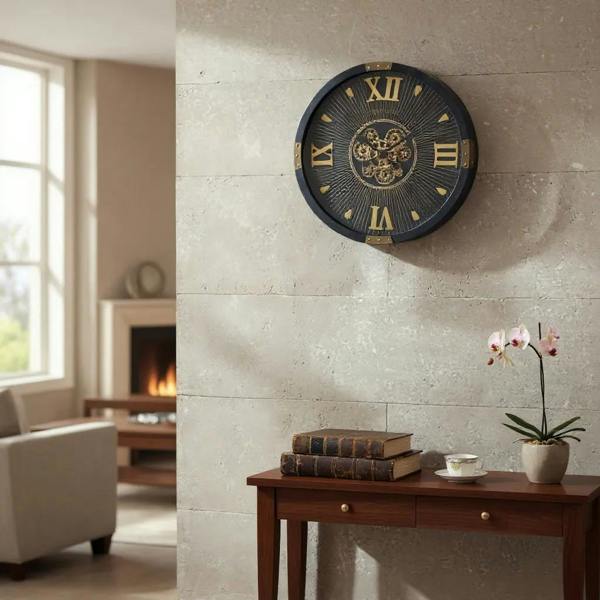 64CM GEAR CLOCK