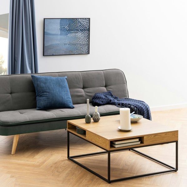 Furniture To Go Willford Coffee Table in Oak & Black