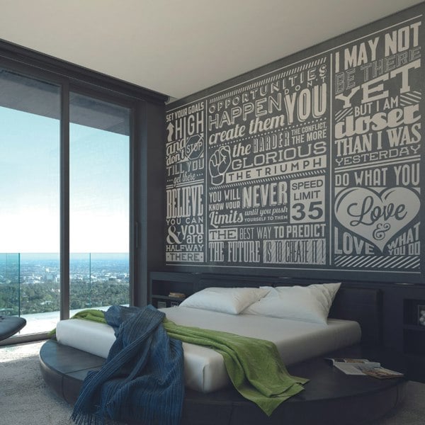 Origin Murals Chalk Quotes Wall Mural - Blackboard
