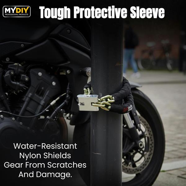 MY DIY PROFESSIONAL PRODUCTS Bike Chain Lock 1.8M Heavy Duty High Security Stainless Steel Anti Theft Lock for Bicycles, Motorbikes, Scooters 3 Keys